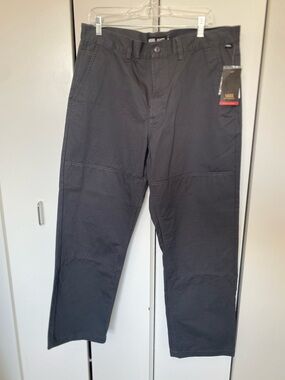 Vans Off The Wall Men's Loose Fit Chino Pants - Charcoal Gray 34 NWT